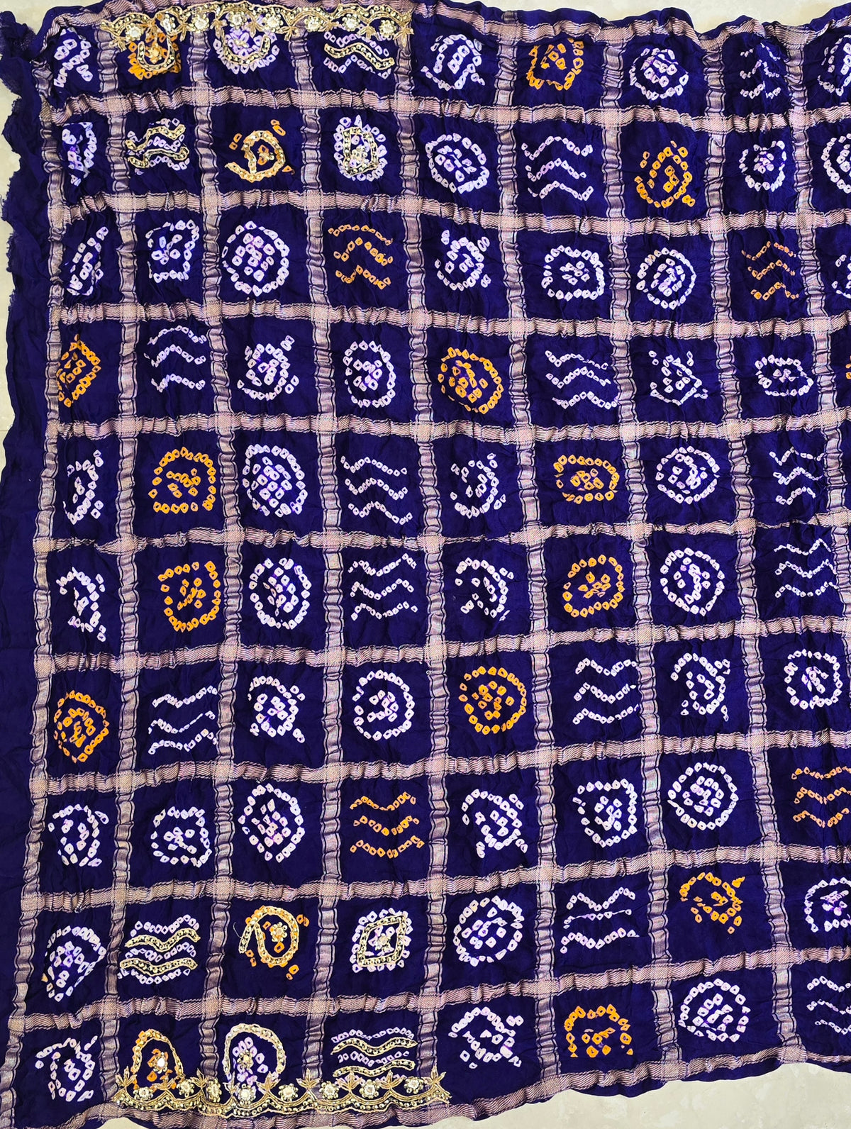 Pure Bandhani Saree 3