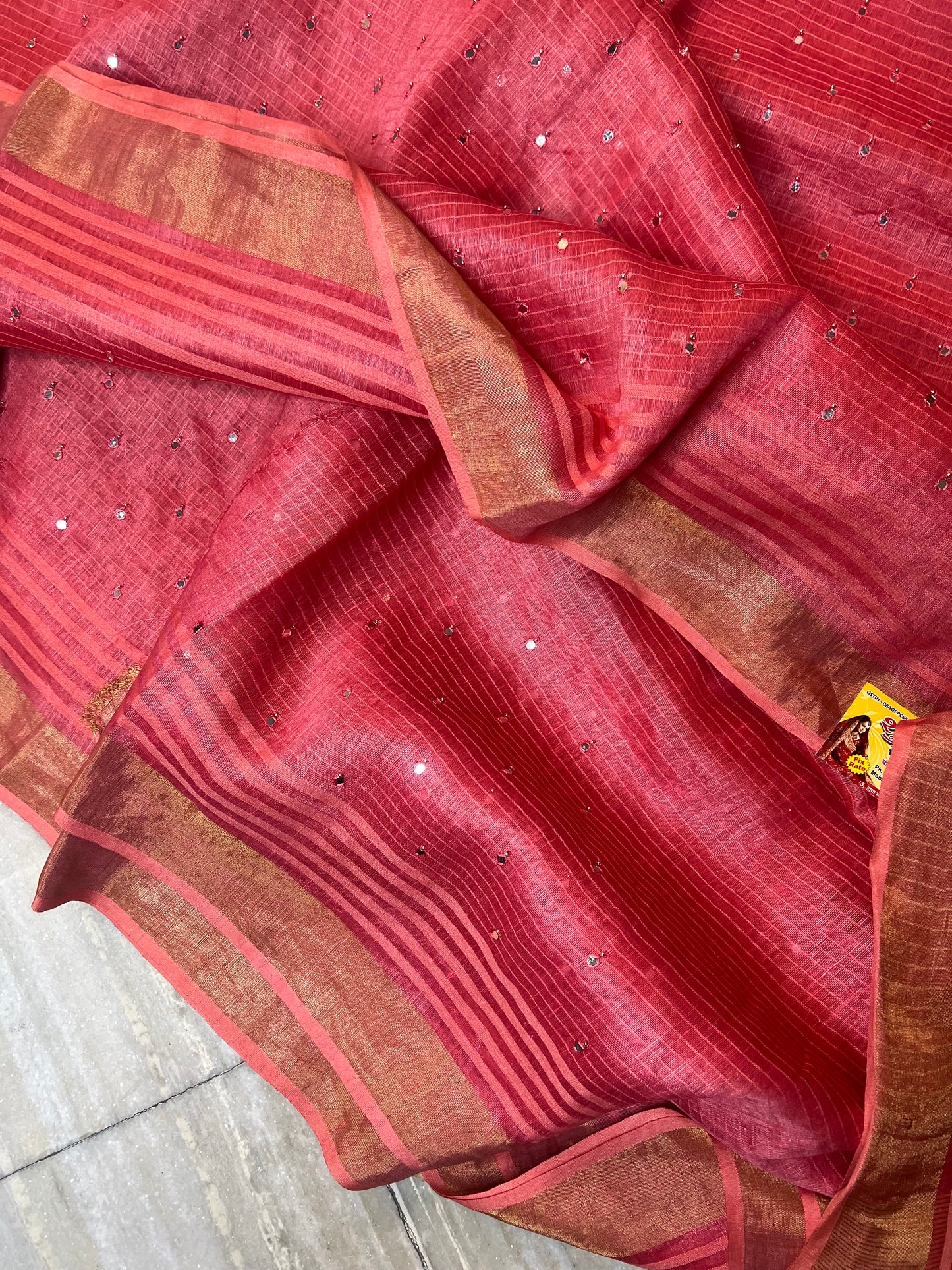 Pure Linen Saree