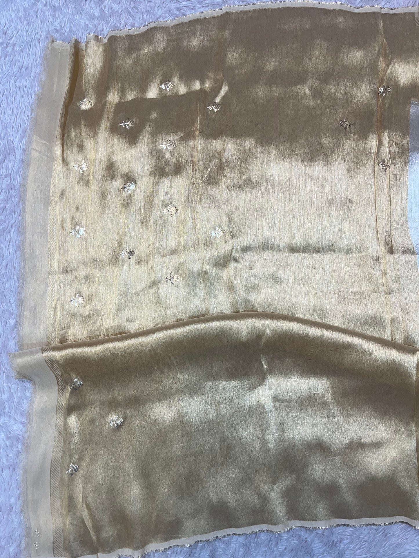 Gold Silver Tissue Silk Saree