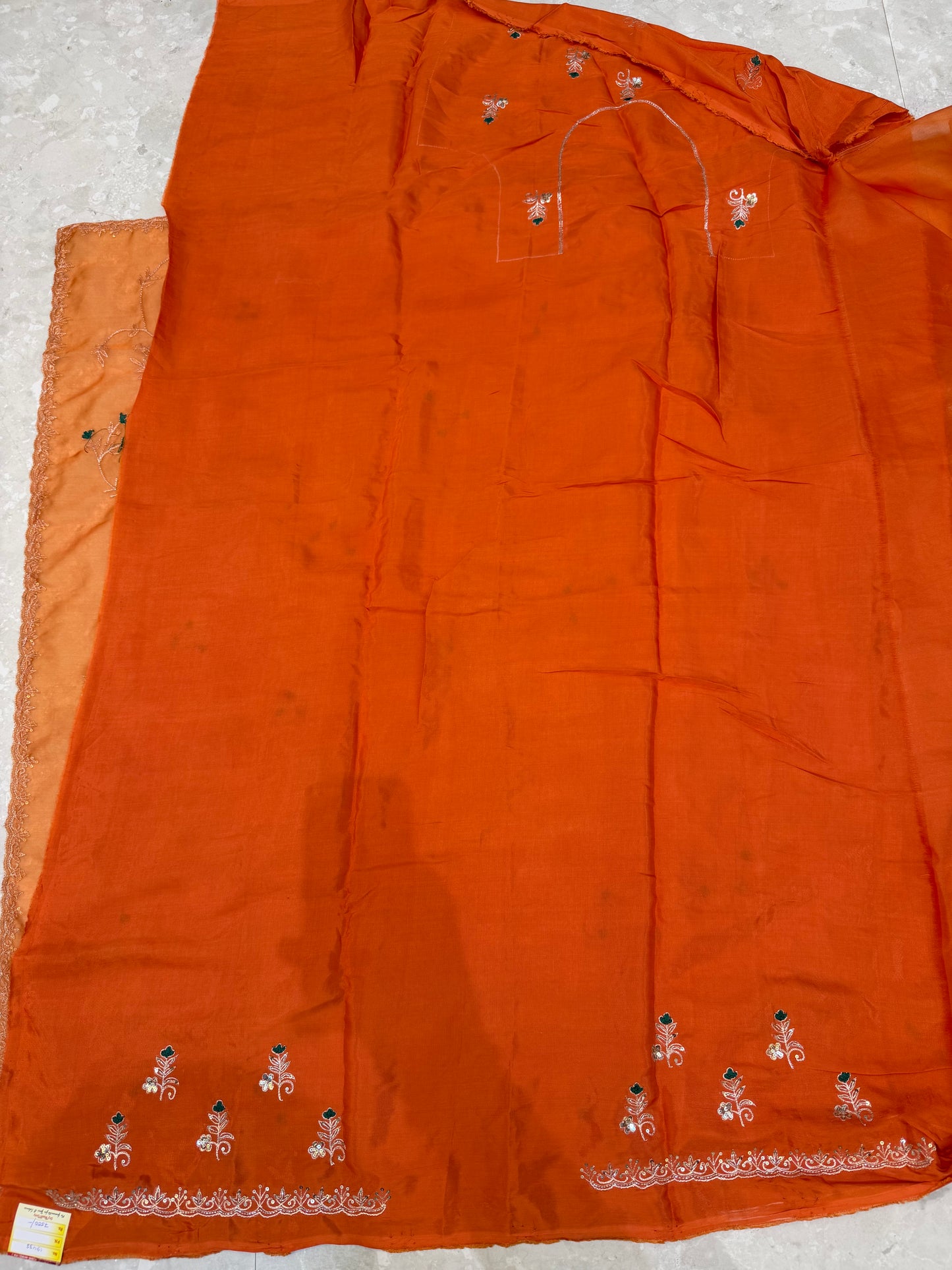 Vintage Work Saree