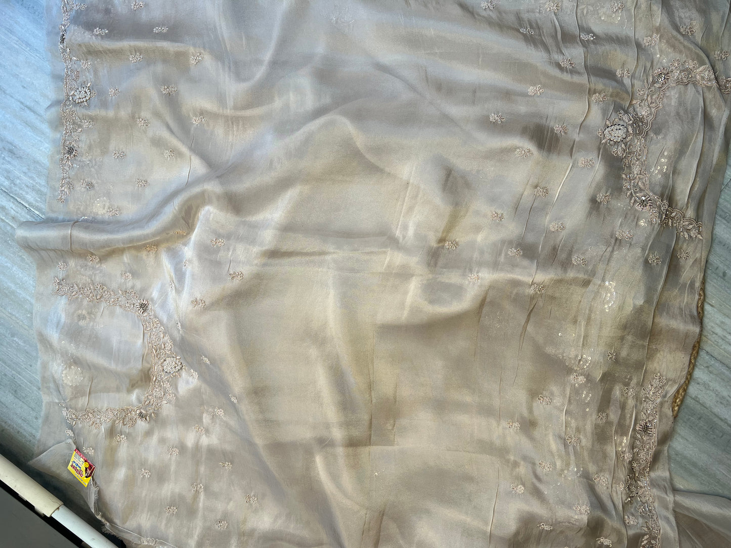 Pure Georgette Tissue Silk Saree