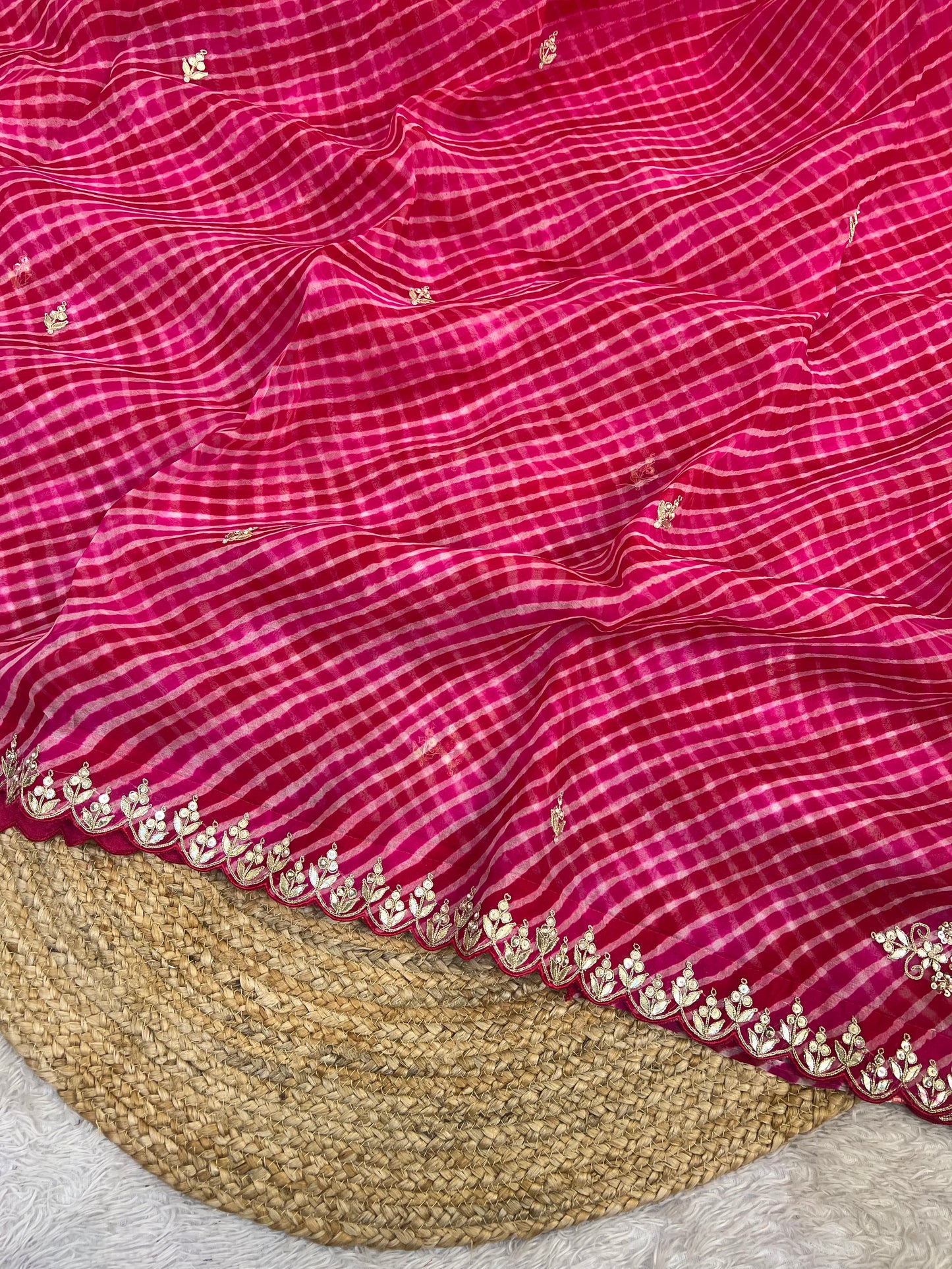 Pure Organza Lehriya ❤️
