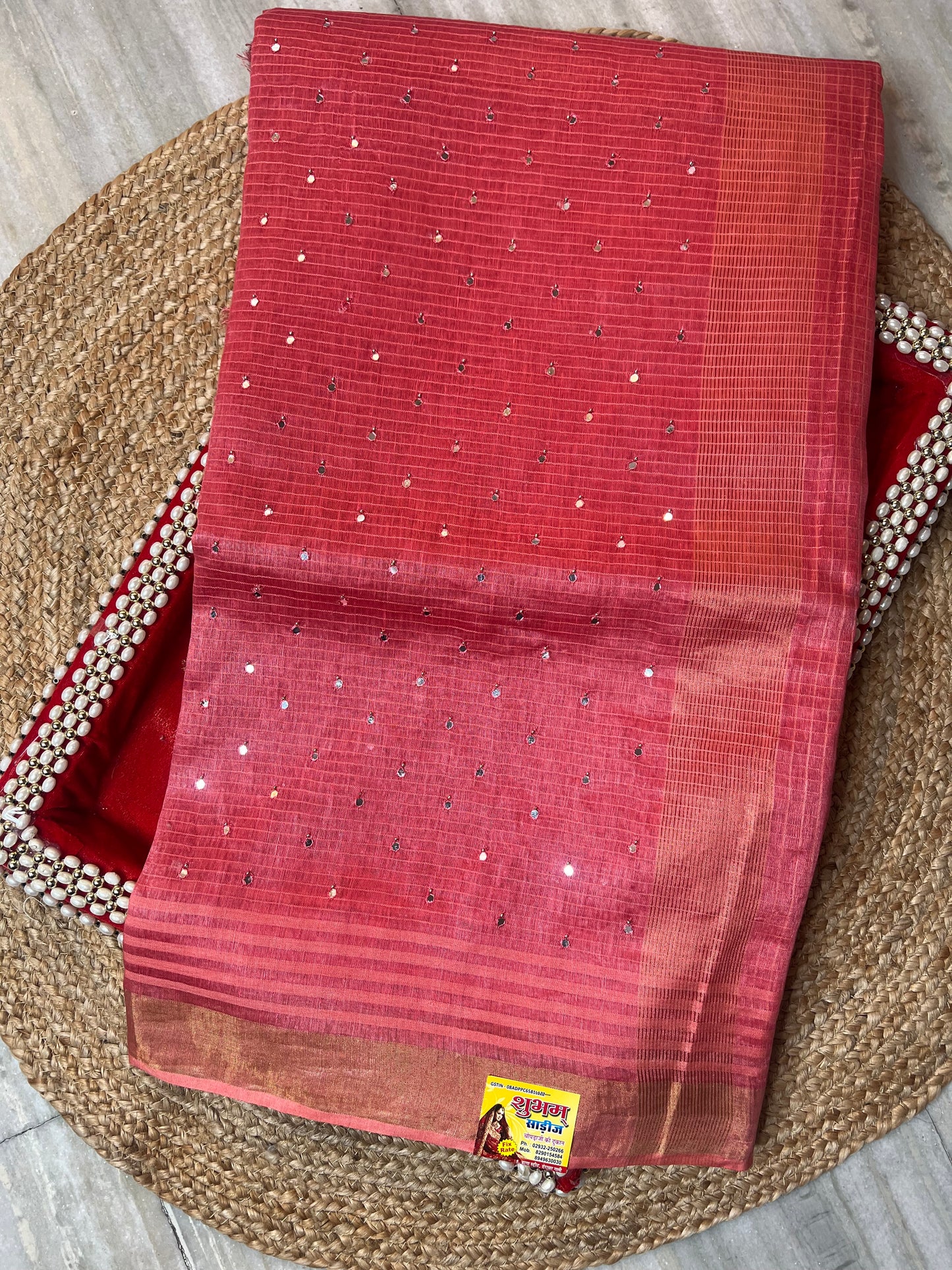 Pure Linen Saree