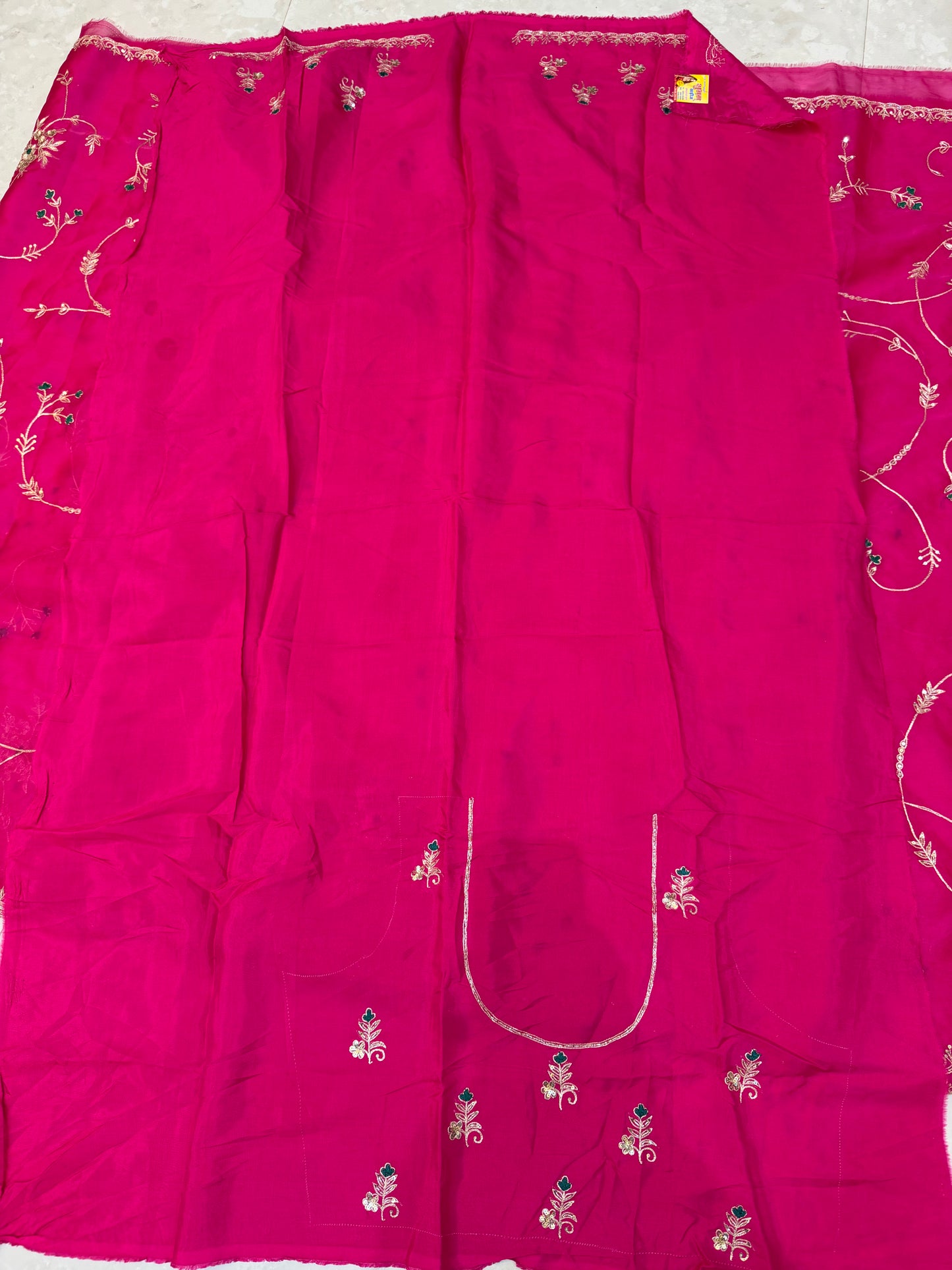 Vintage Work Saree