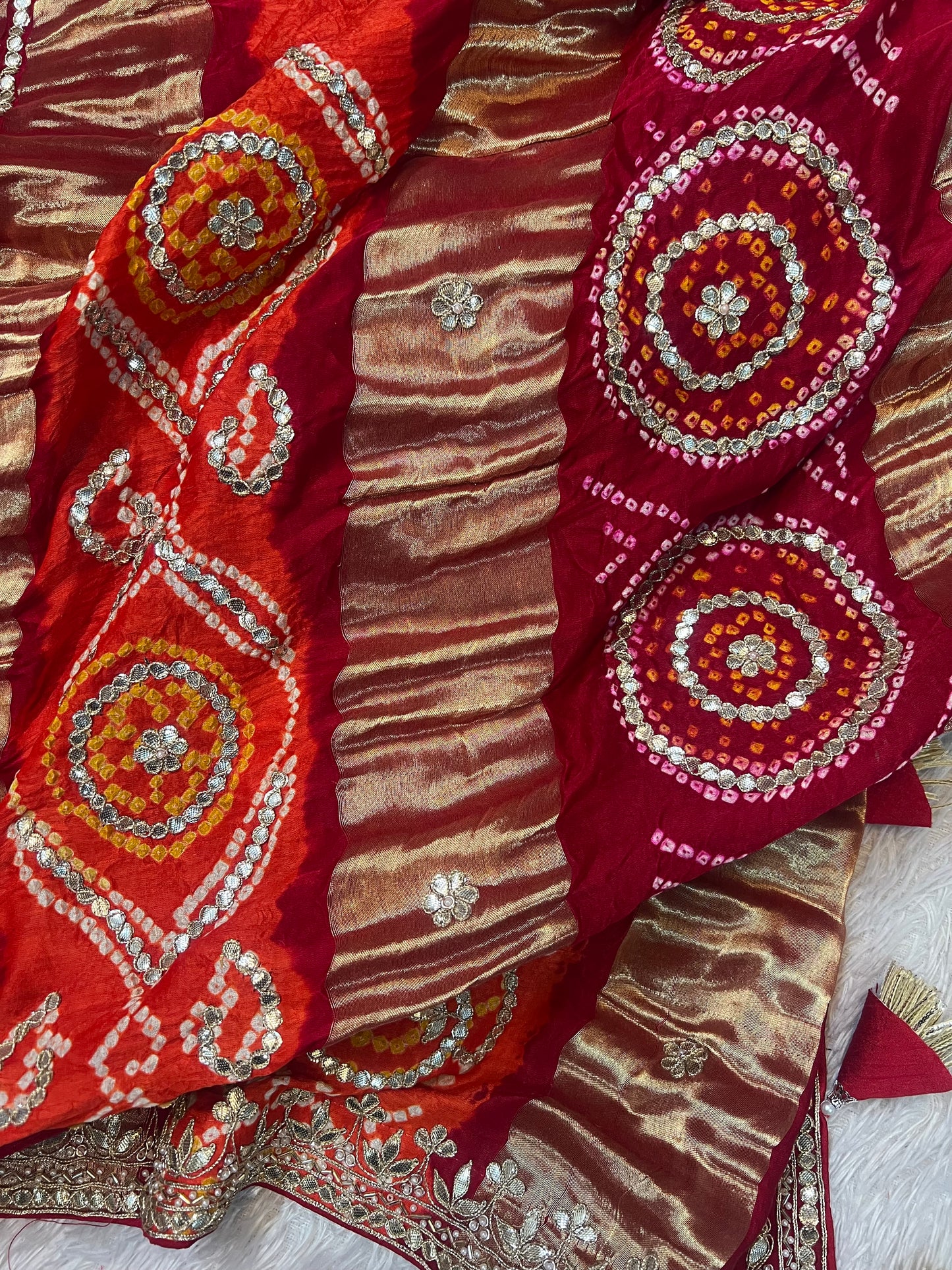 10 Lakri Patta Gaji Silk