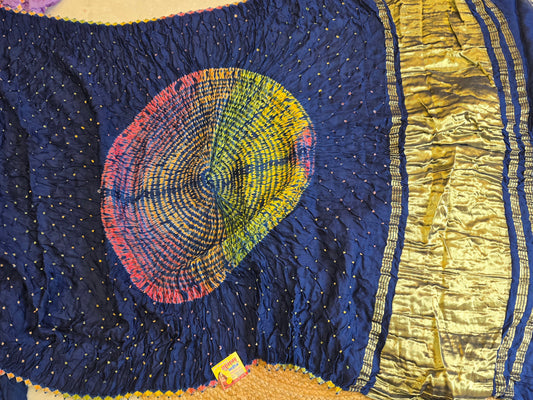 Bandhani x Sibori Saree