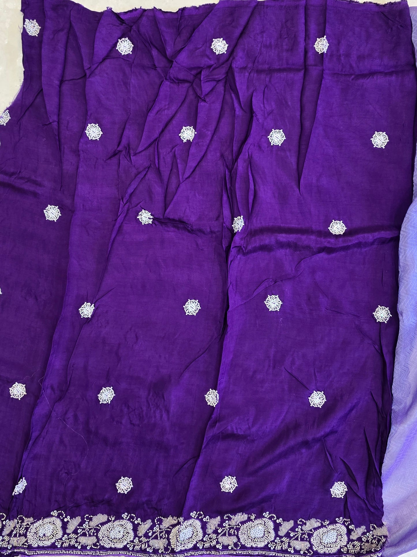 Tissue Work Saree