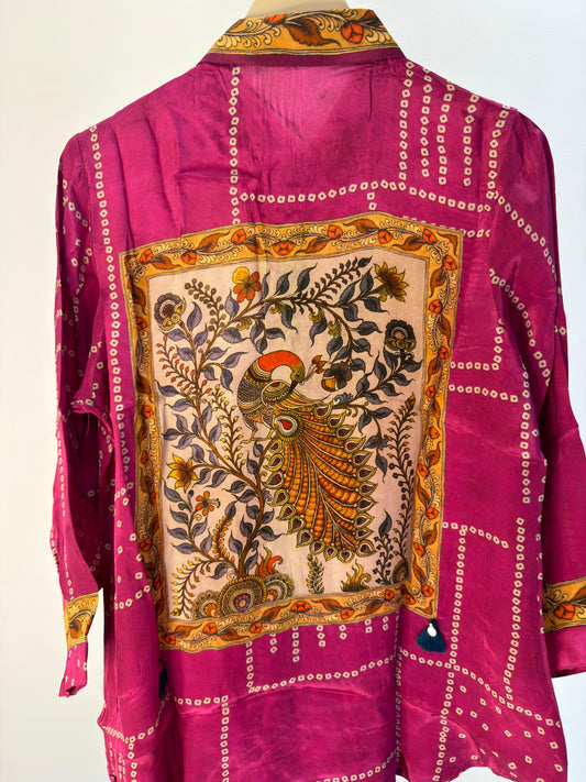 Bandhani Kalamkaari Print Shirt