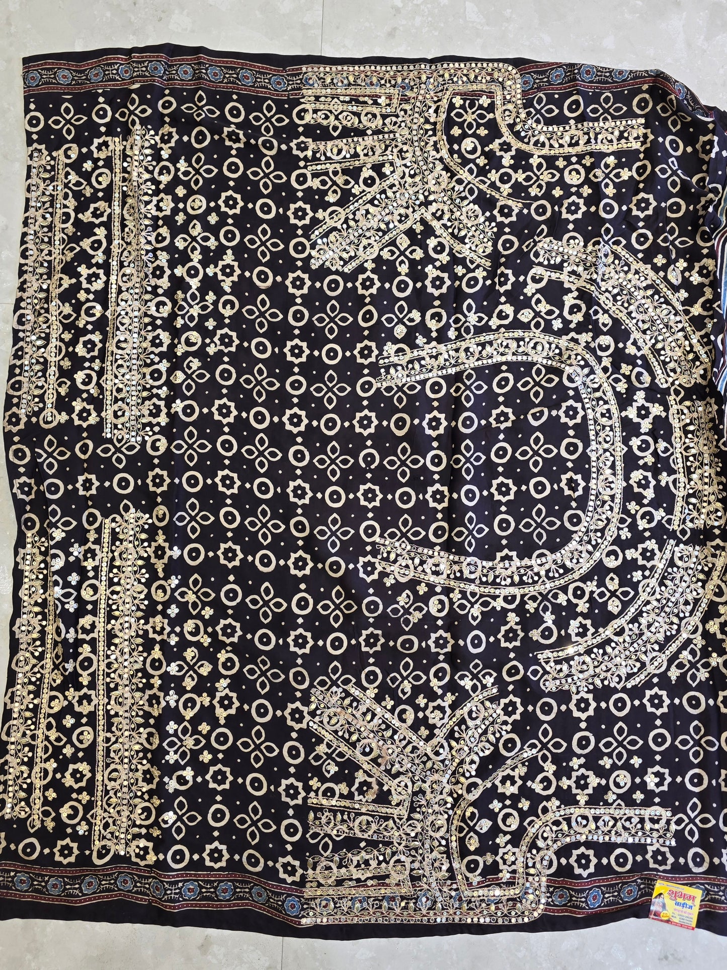 Pure Ajarakh Saree