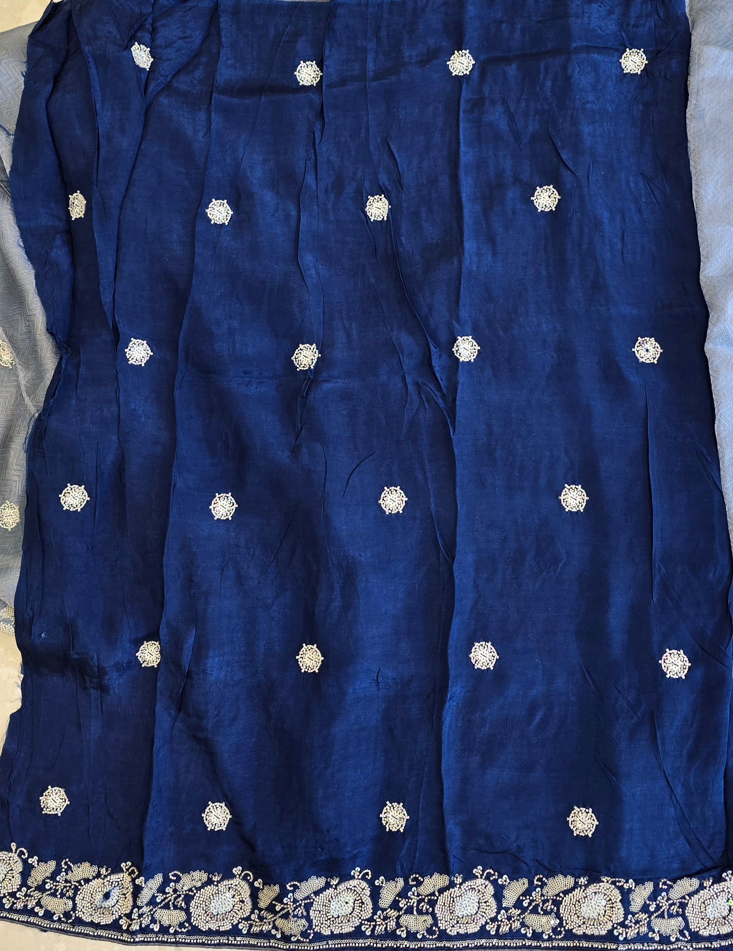 Tissue Work Saree