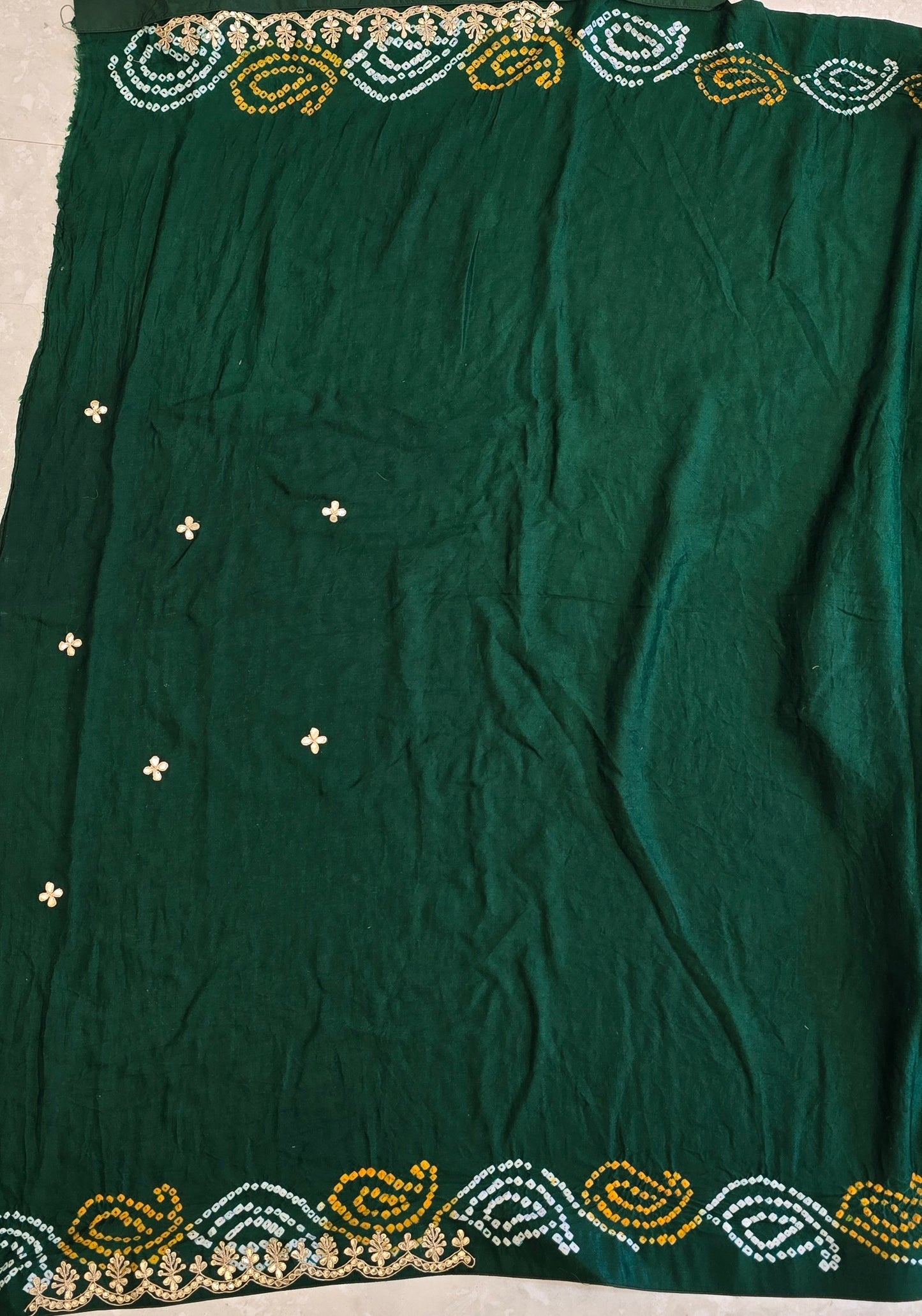 Pure Bandhani Saree