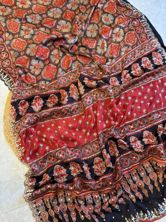 Ajarakh Saree