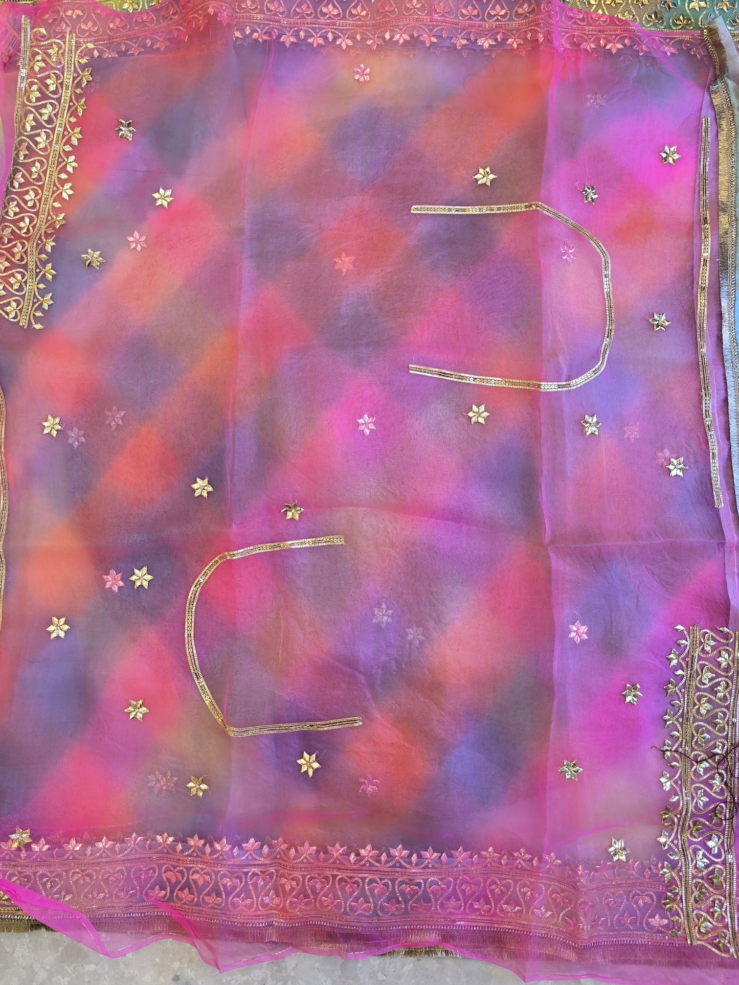 Multicolor Lehriya