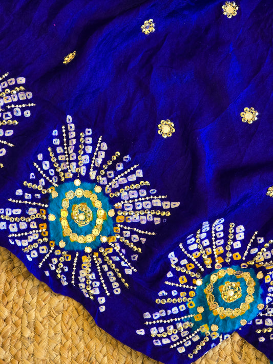 Pure Bandhani Saree