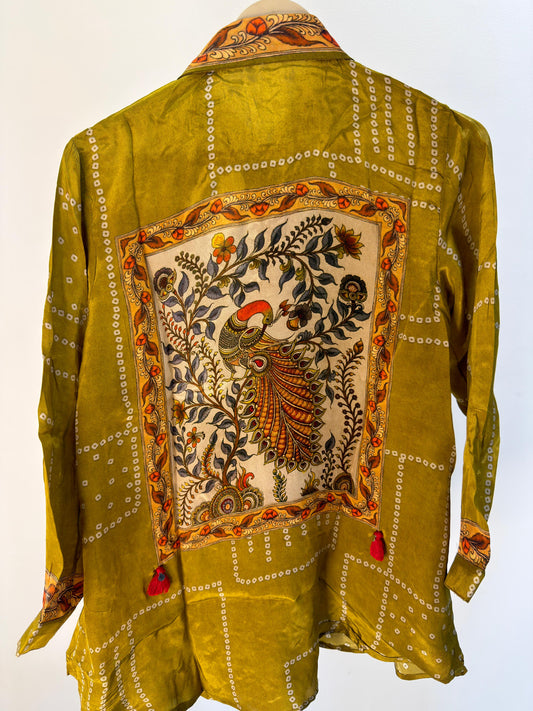 Bandhani Kalamkaari Print Shirt