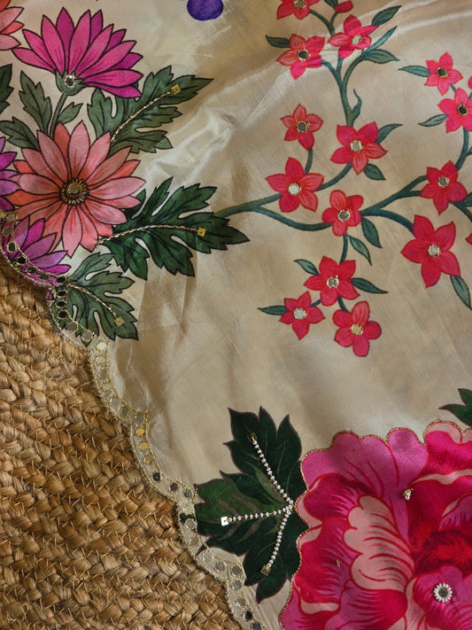 Pure Crepe Silk Saree