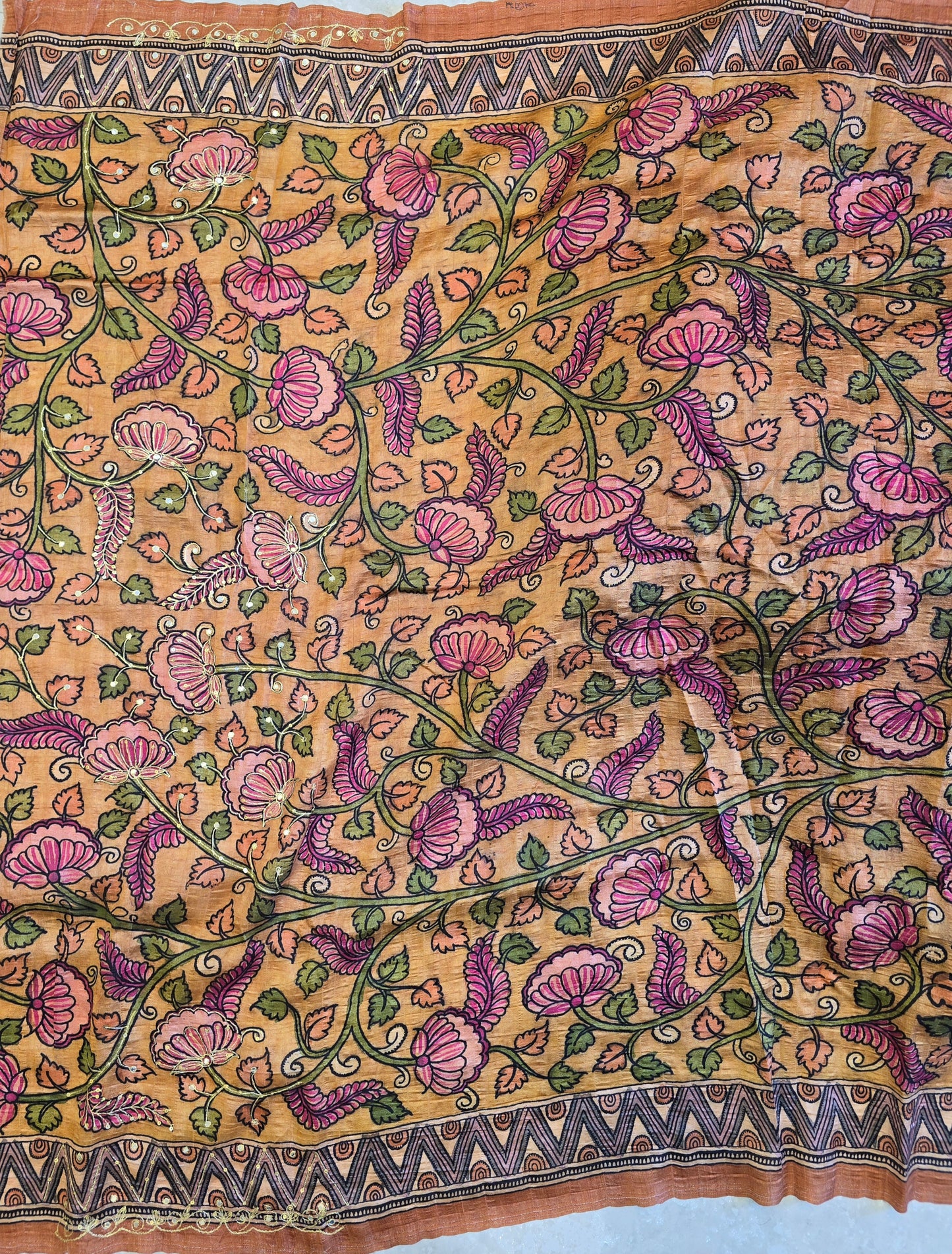Patola x Kalamkaari Saree