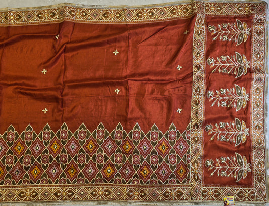 Patola x Charkhi Gota Saree