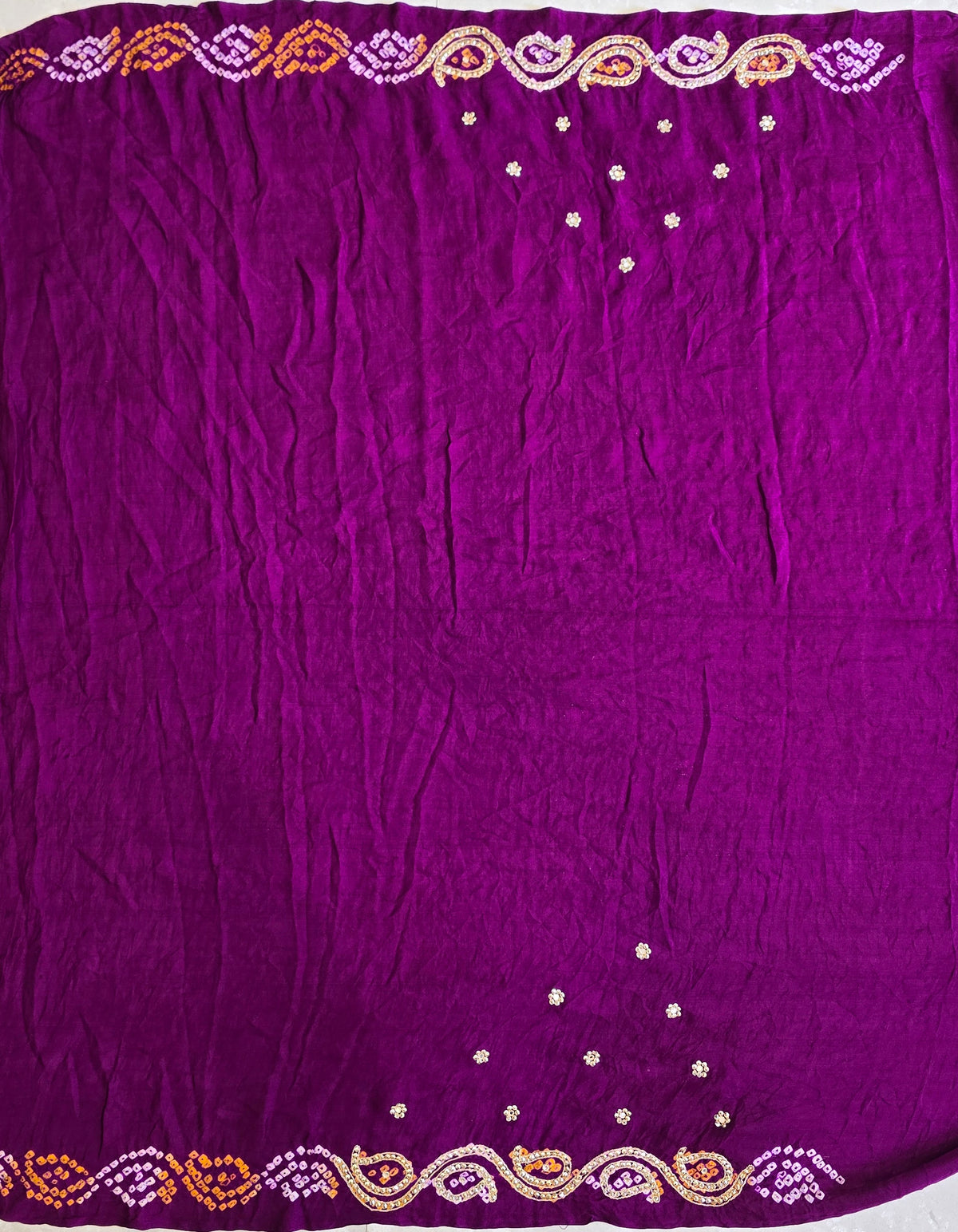 Pure Bandhani Saree - 2