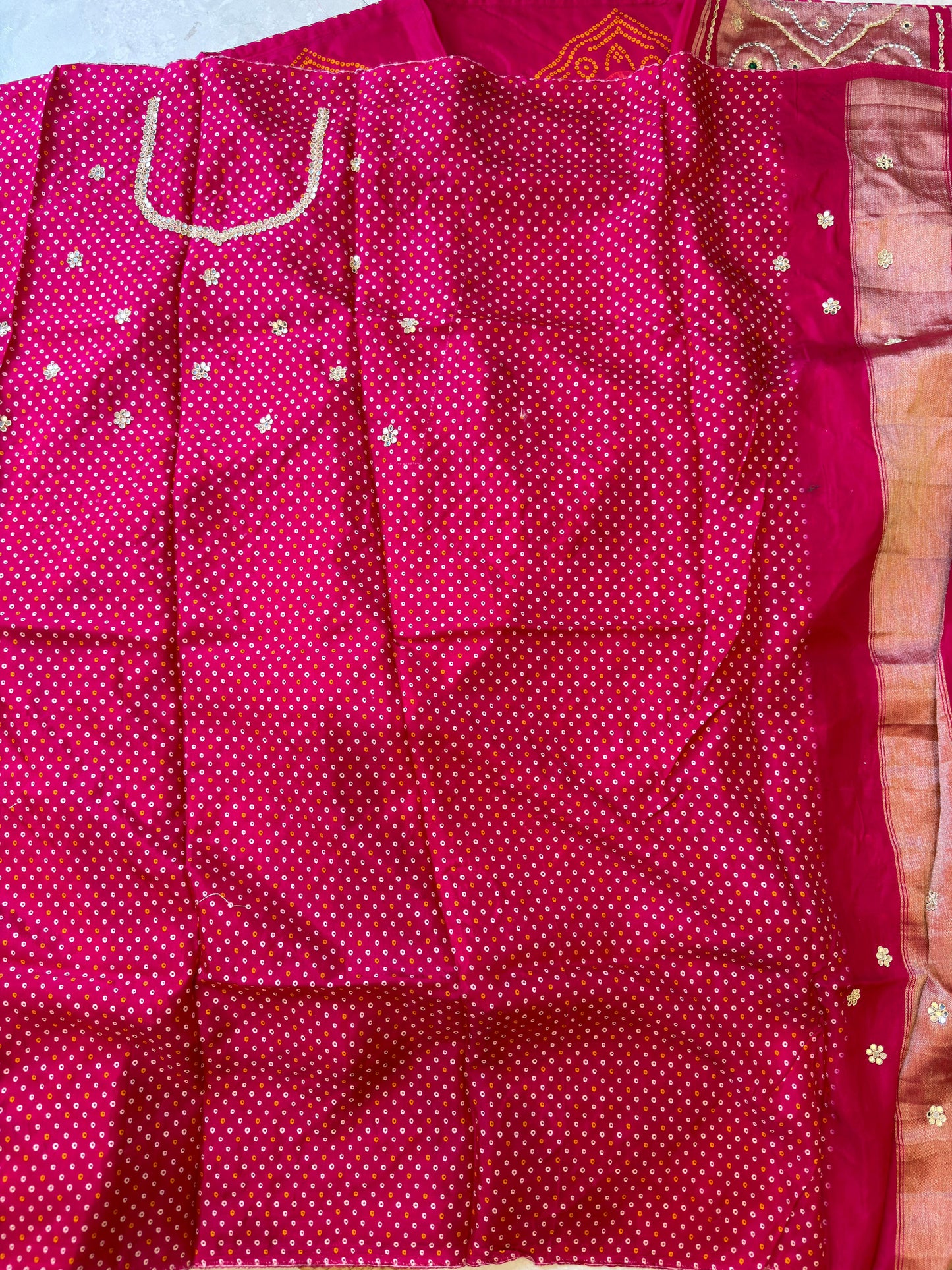 Bandhani Handwork
