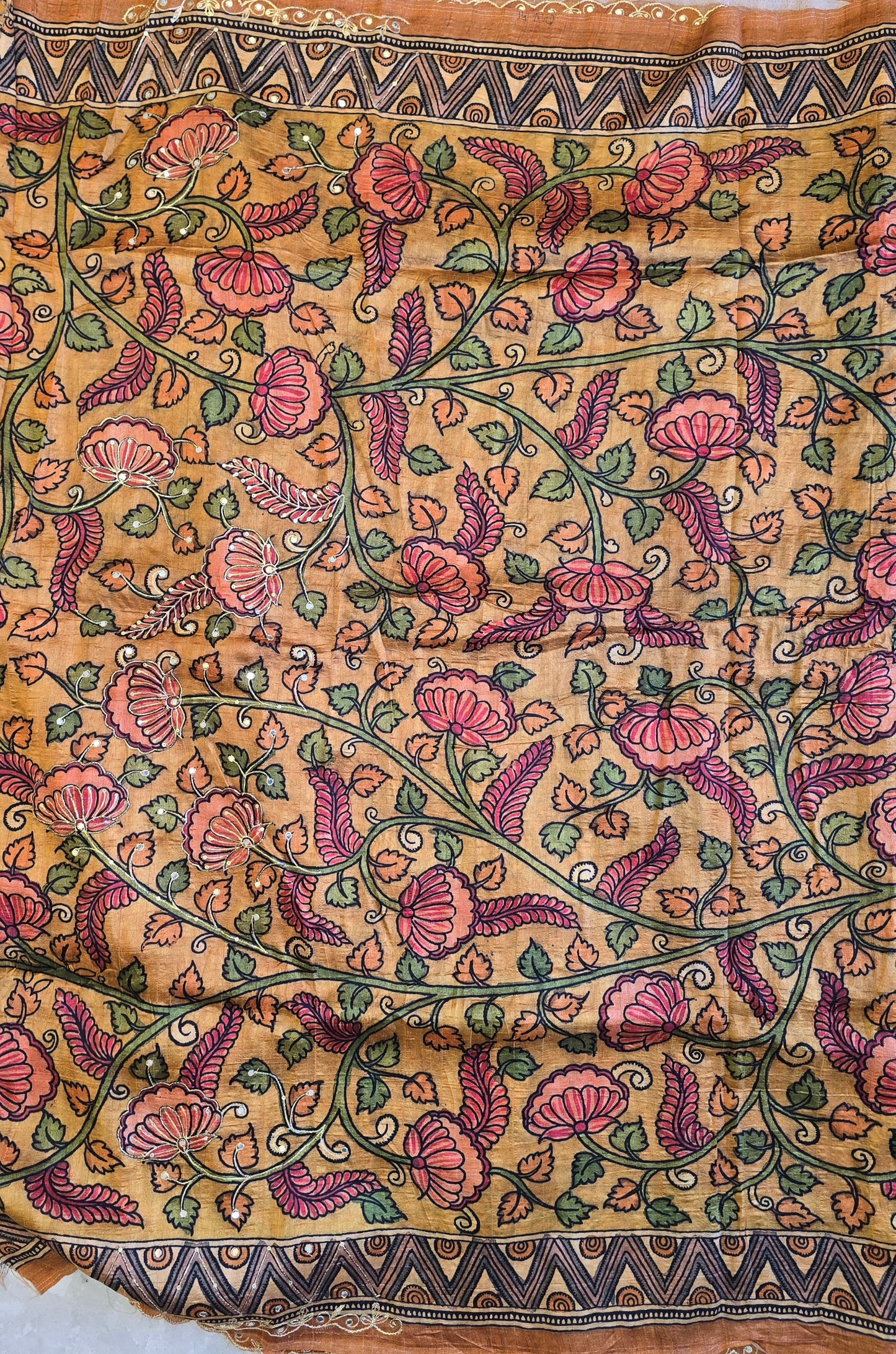 Patola x Kalamkaari Saree