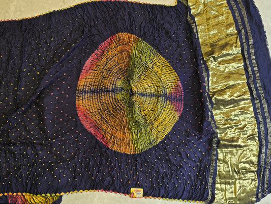 Bandhani x Sibori Saree