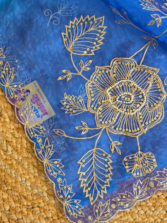 Vintage Work Saree