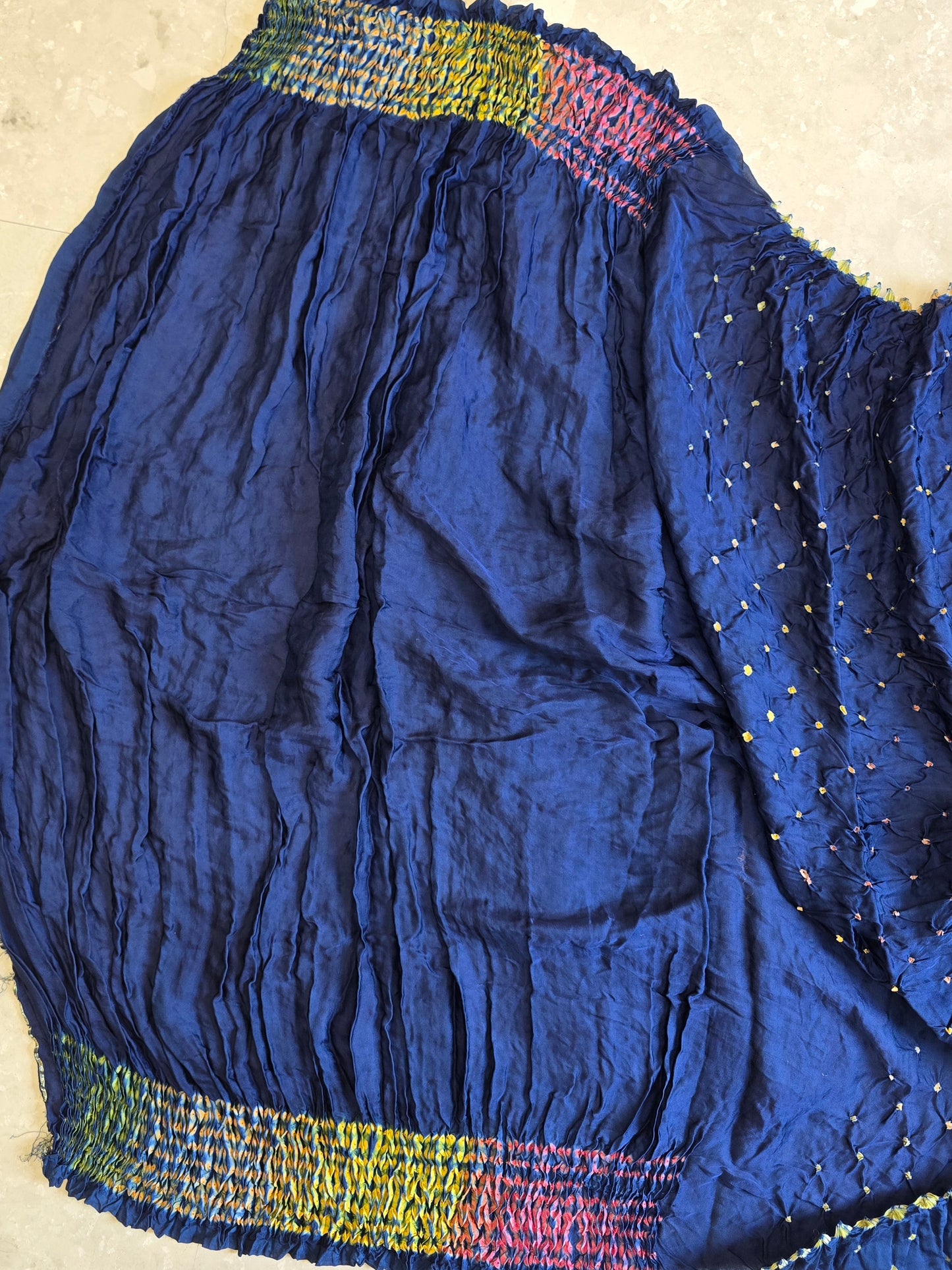 Bandhani x Sibori Saree