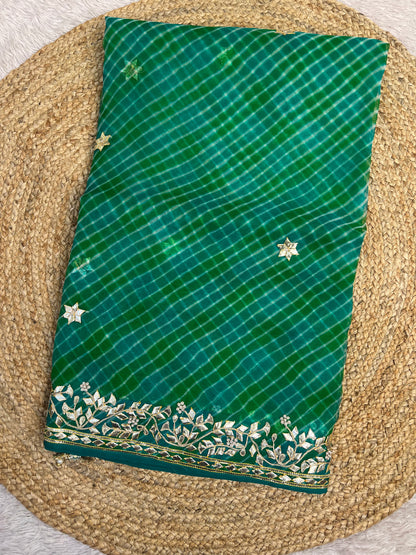 Pure Organza Lehriya