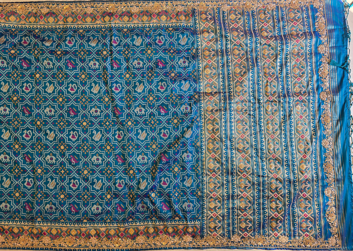 Patola Zardosi Handwork Saree