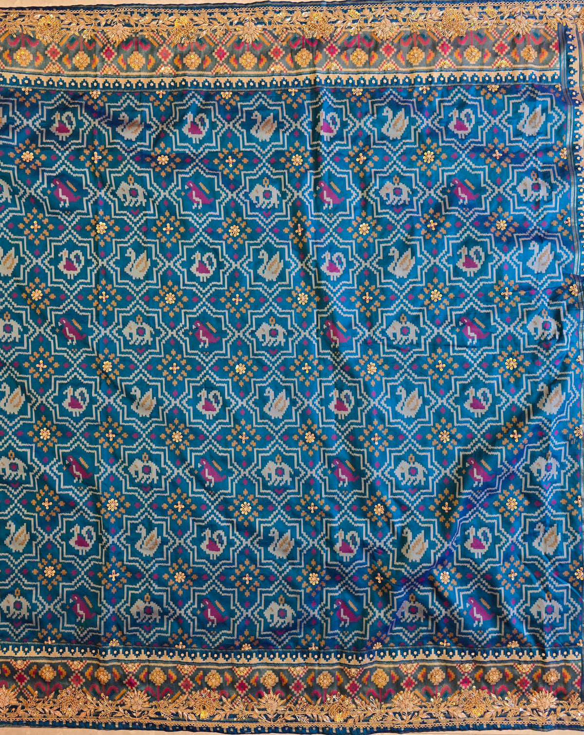 Patola Zardosi Handwork Saree