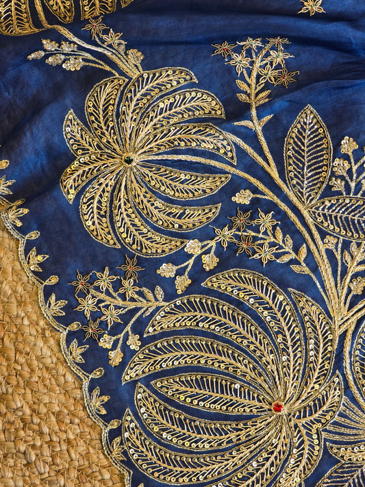 Heavy Blouse Concept Saree