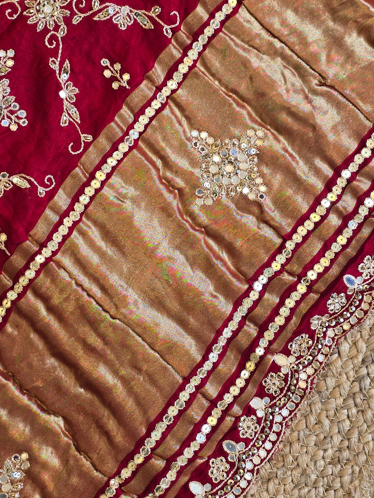 Pure Bandhani Saree 3