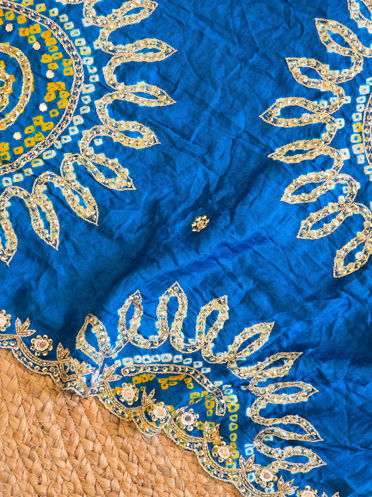Pure Bandhani Saree 3