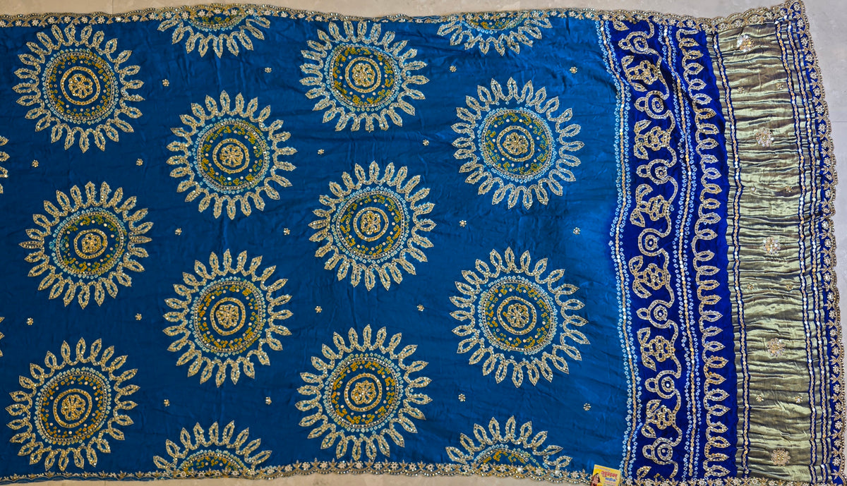Pure Bandhani Saree 3