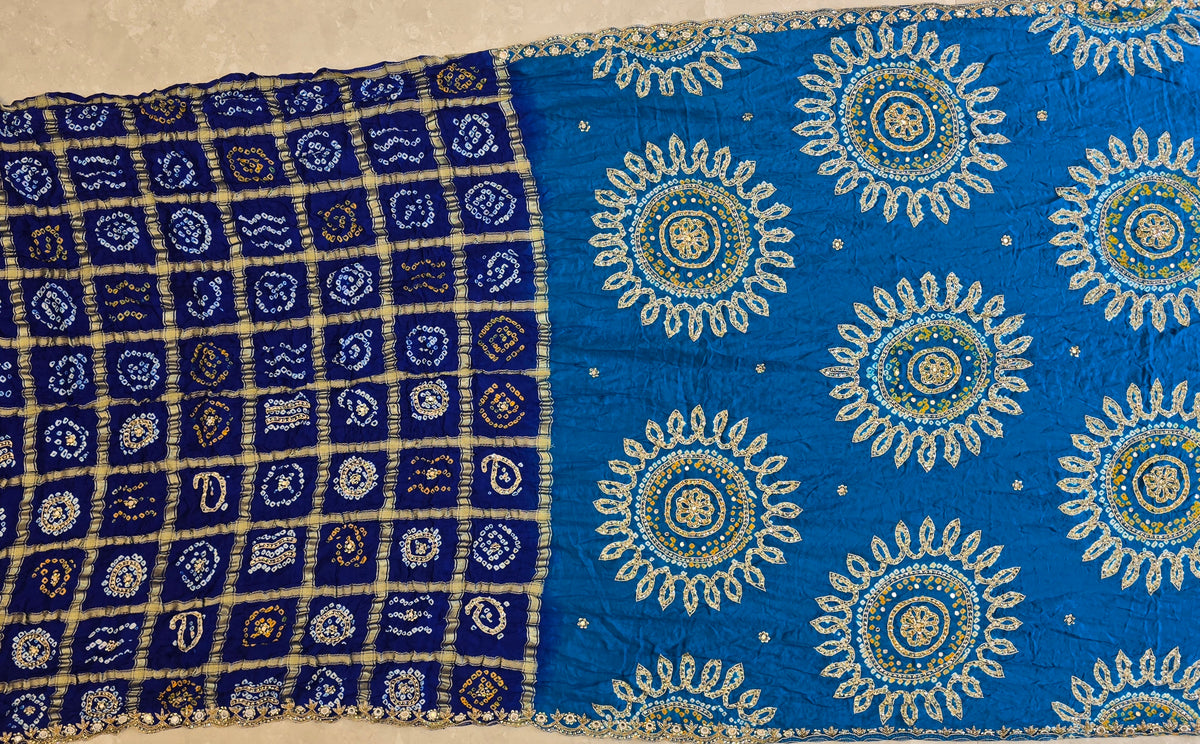 Pure Bandhani Saree 3