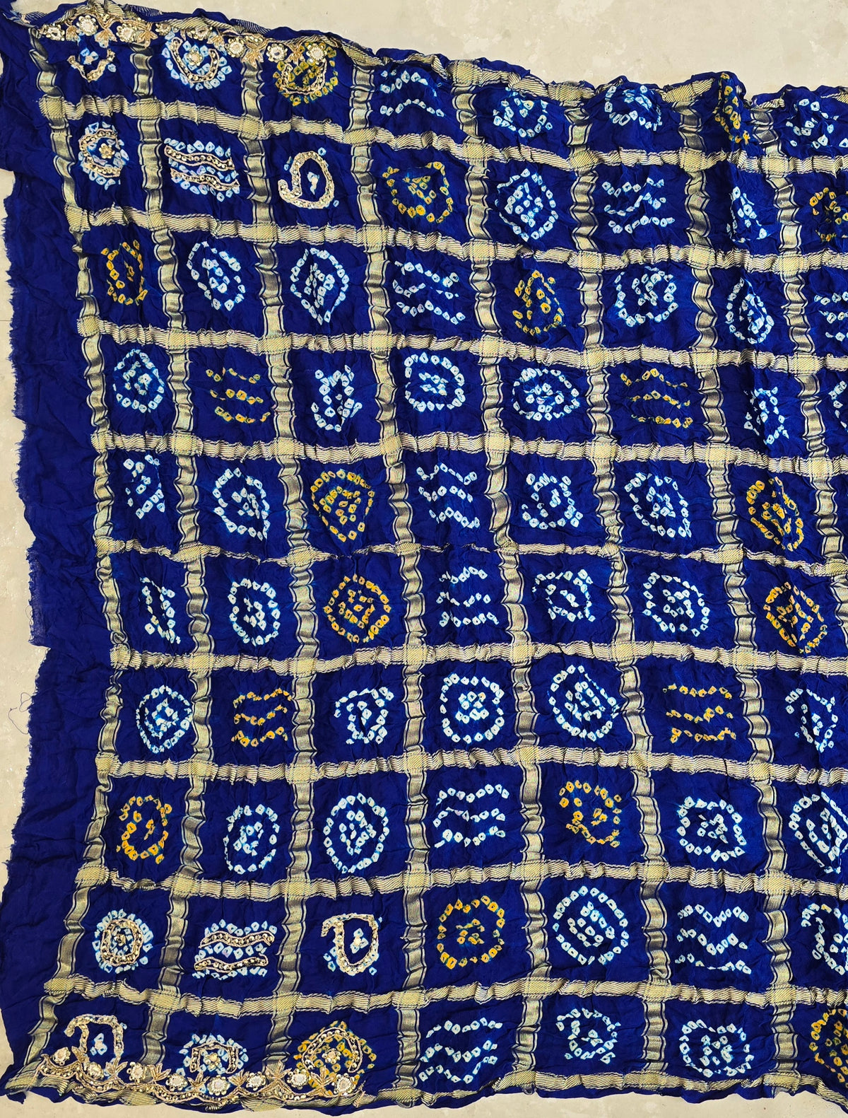 Pure Bandhani Saree 3