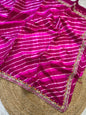 Pure Tussar Silk Lehriya