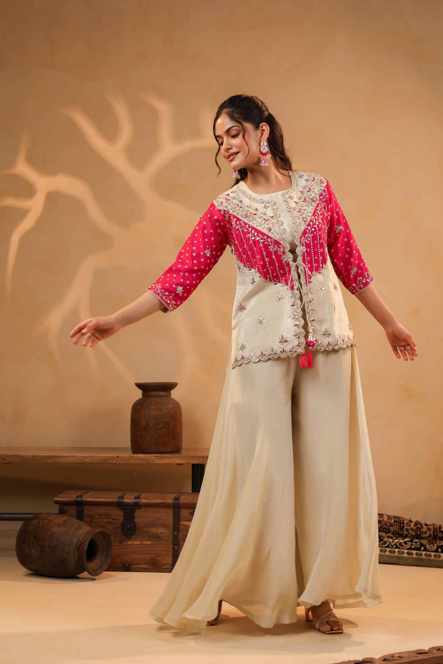 Bandhani Indo Western