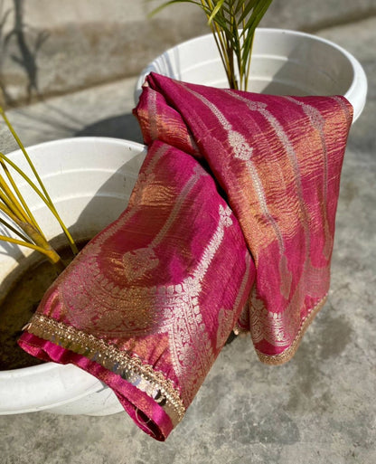 Tissue Crush Banarasi Saree