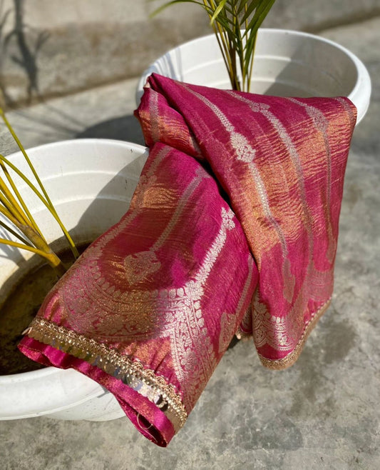 Tissue Crush Banarasi Saree
