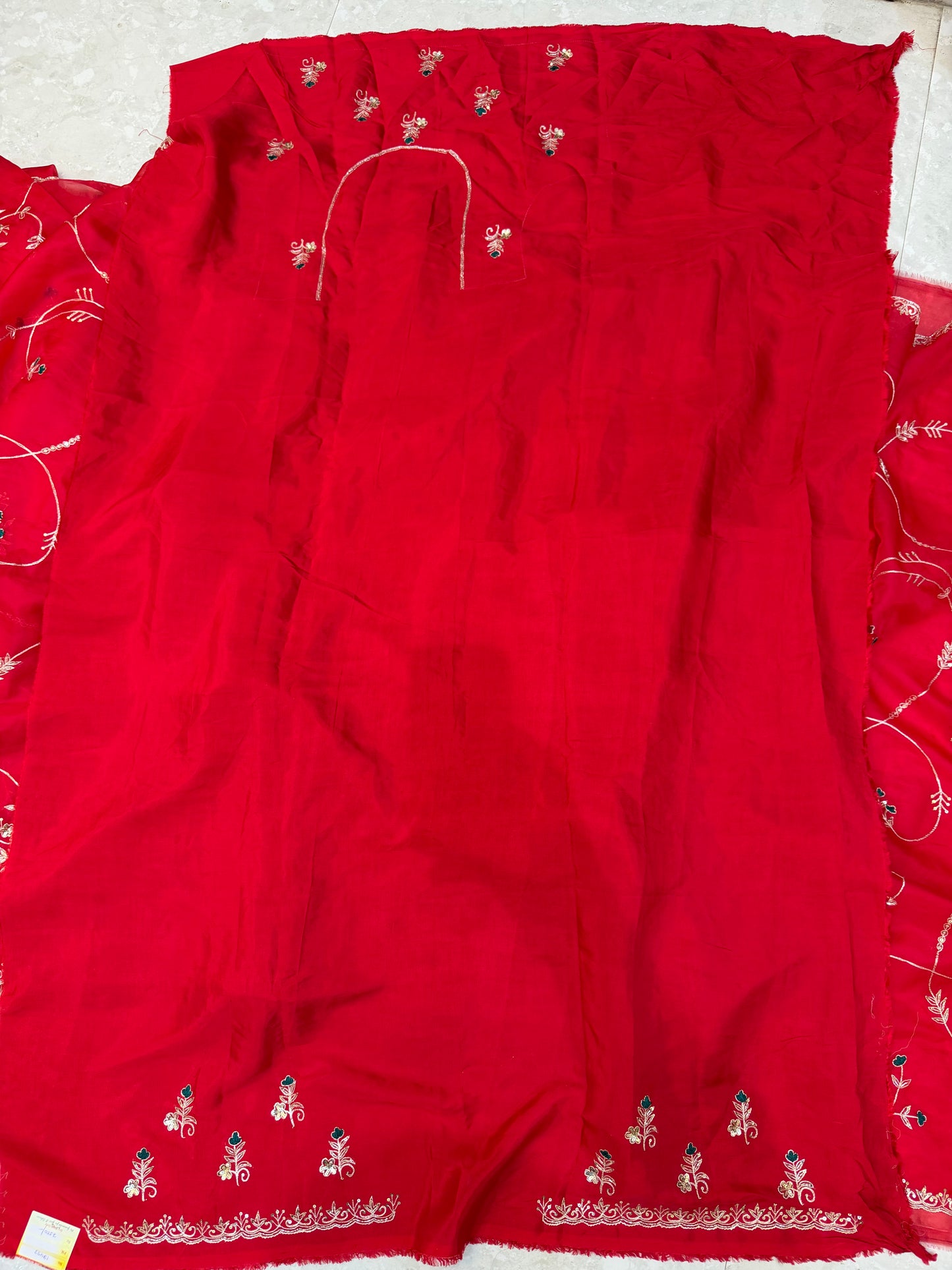 Vintage Work Saree