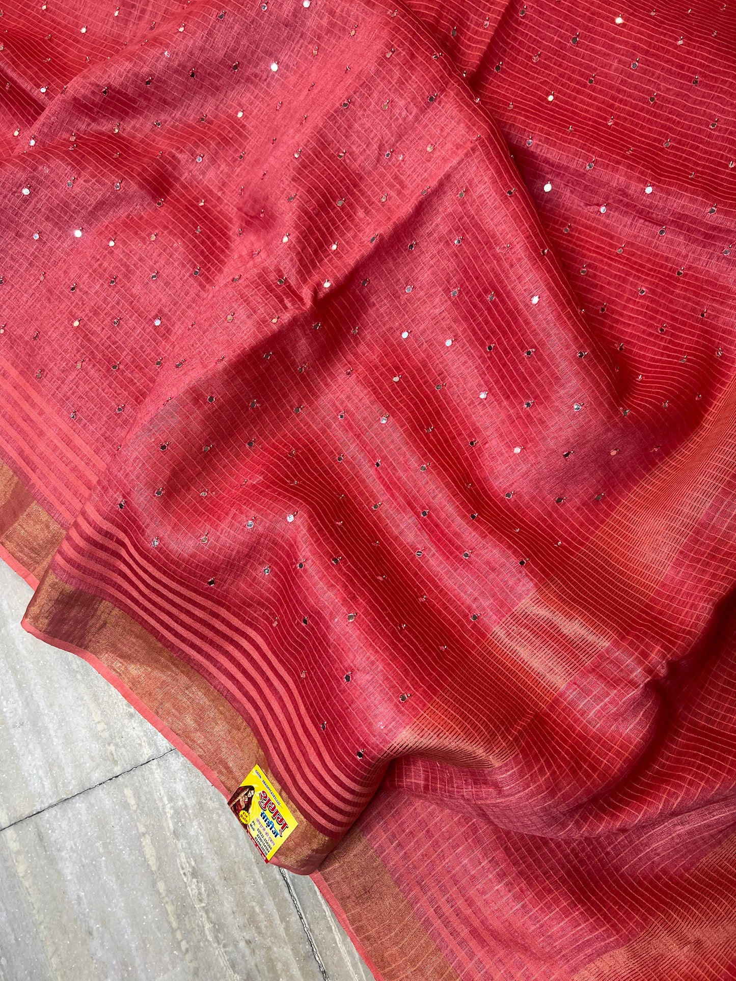 Pure Linen Saree