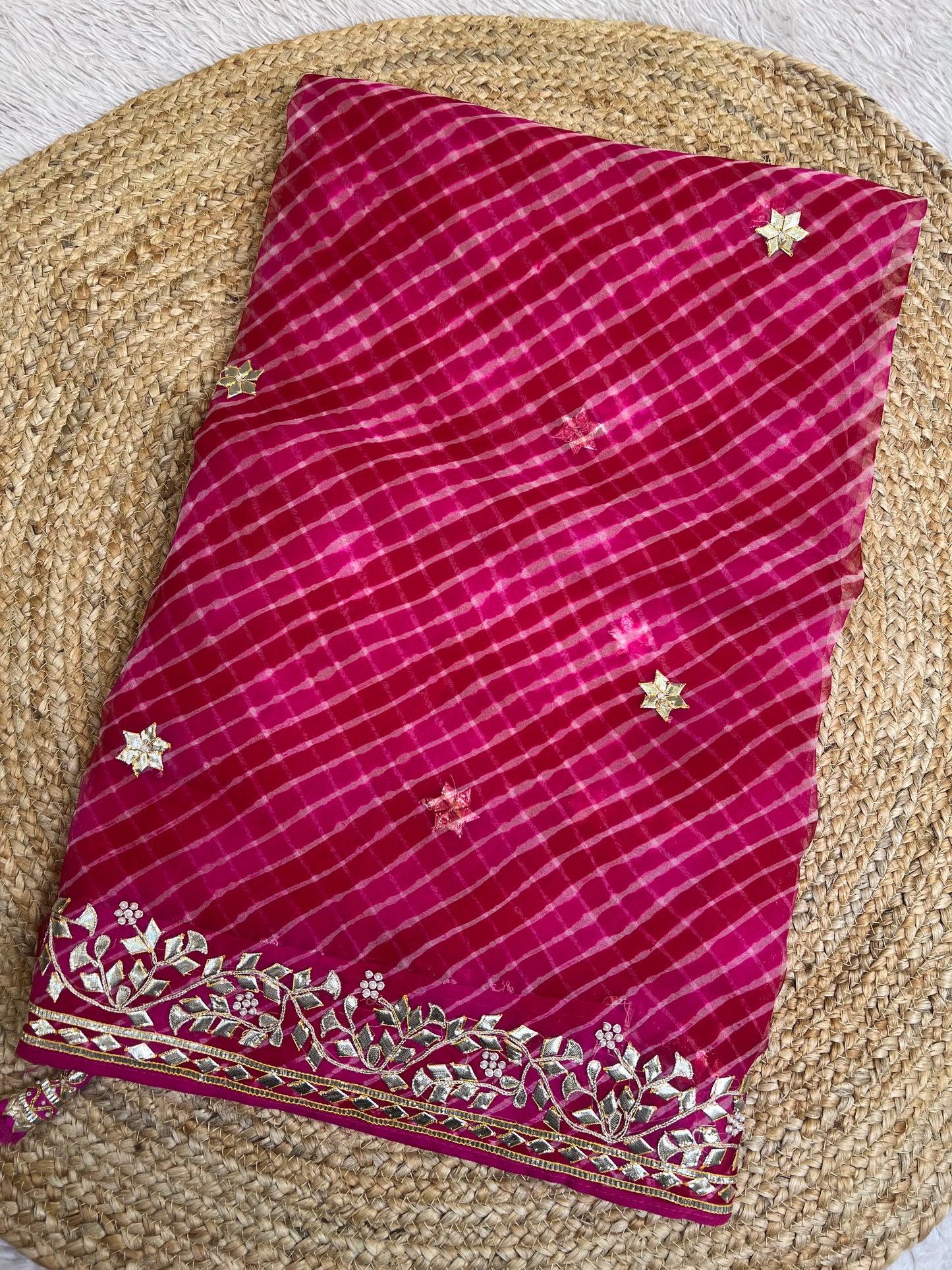 Pure Organza Lehriya