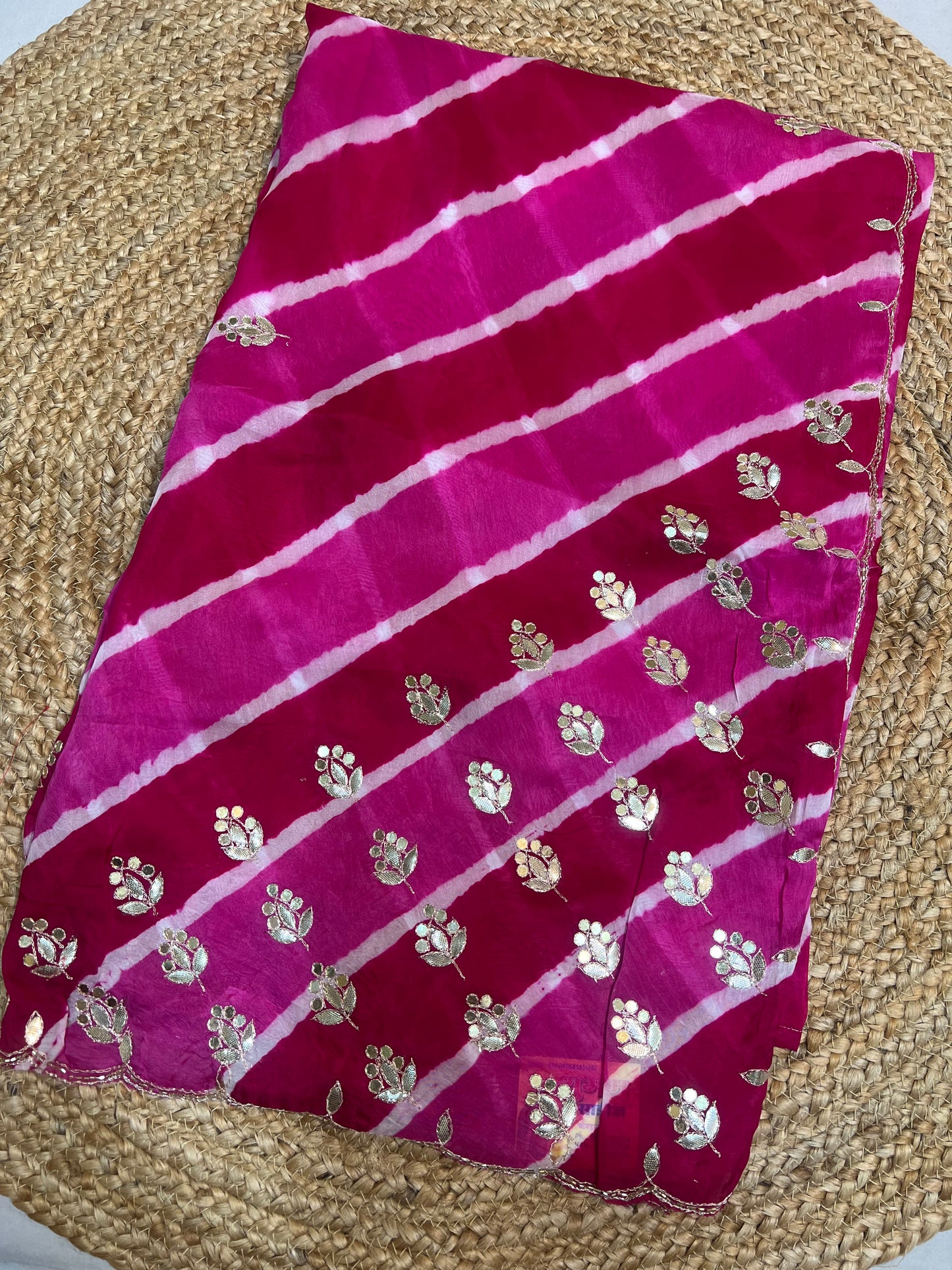 Traditional Lehriya Saree