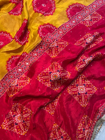Mukesh Work Saree