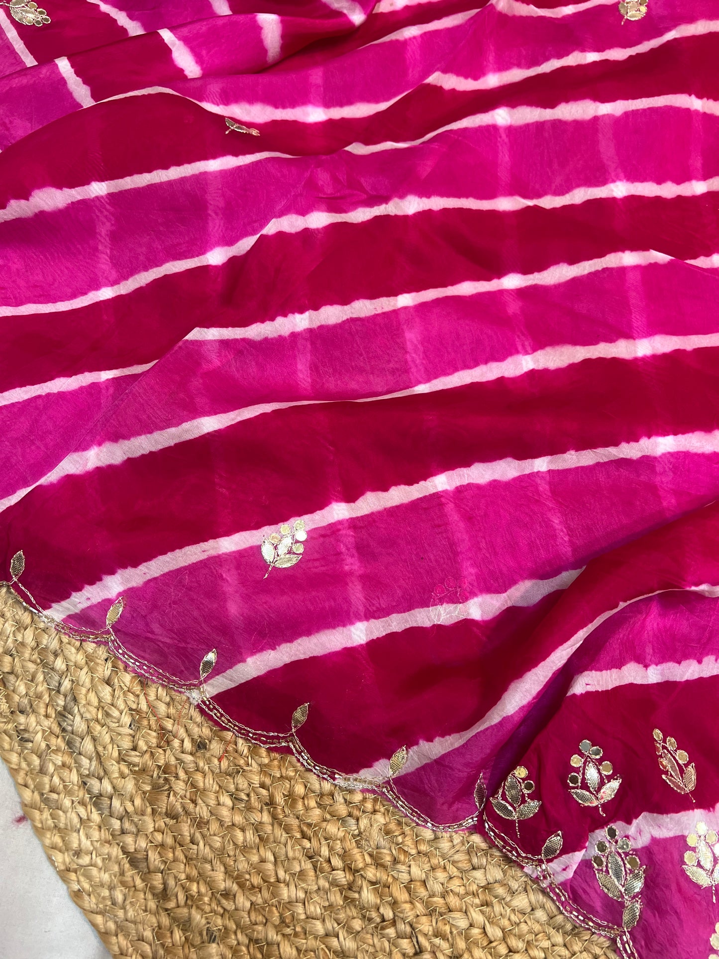 Traditional Lehriya Saree