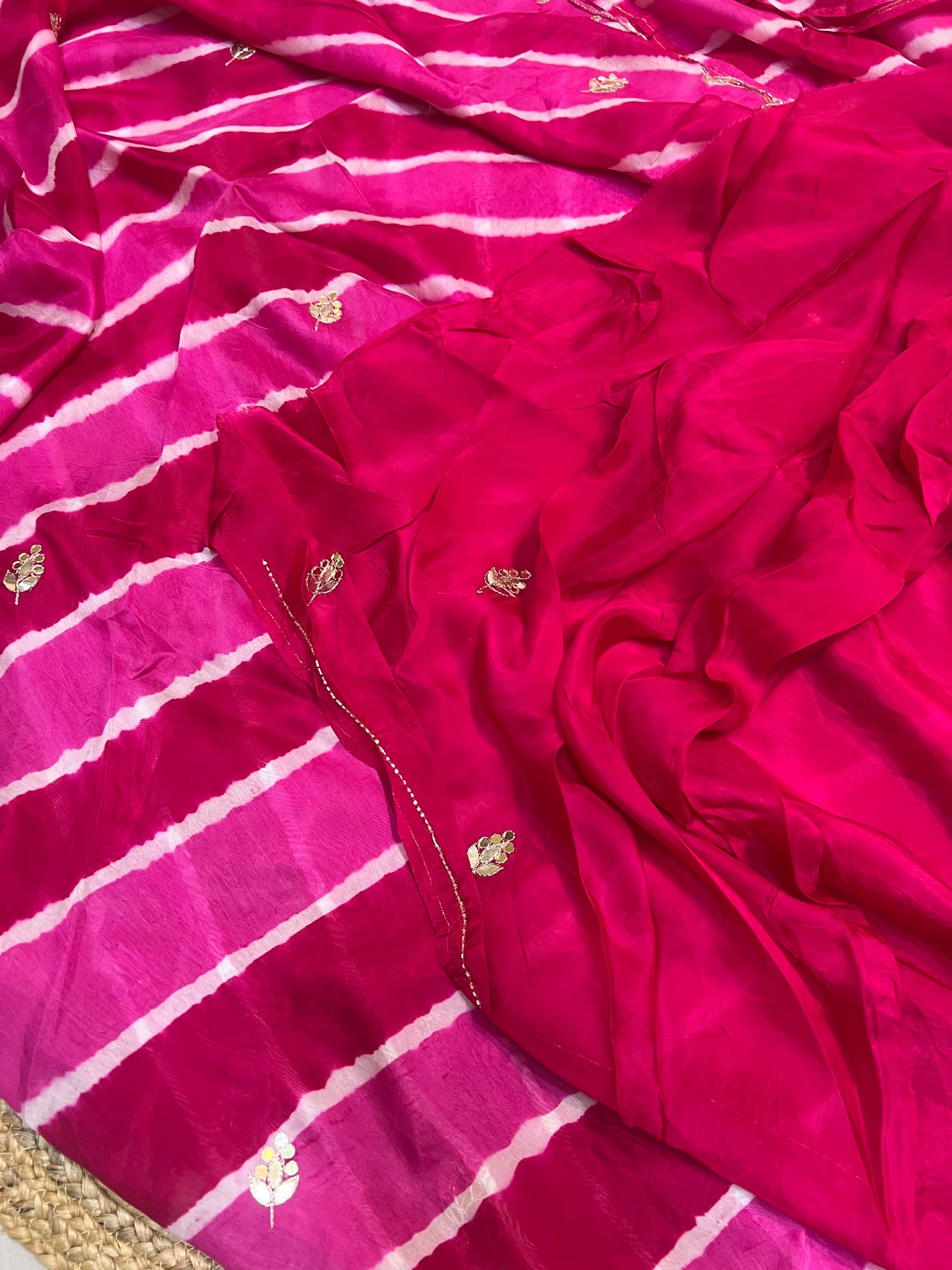 Traditional Lehriya Saree