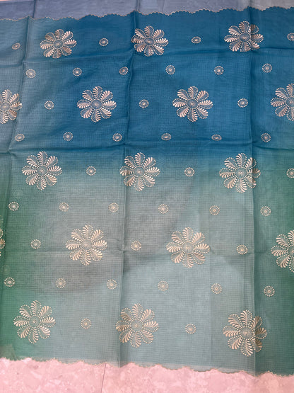 Kota Embroidery Saree
