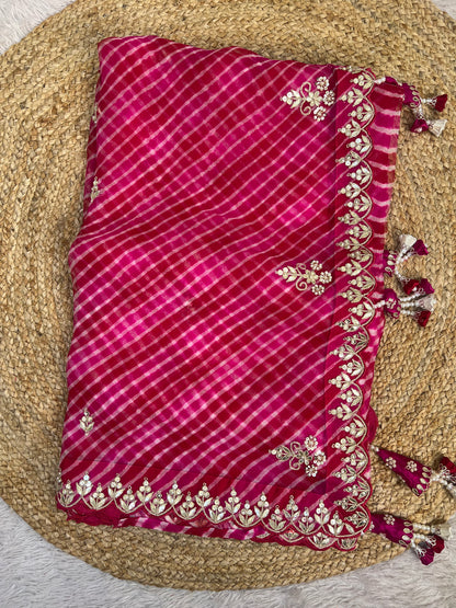 Pure Organza Lehriya ❤️